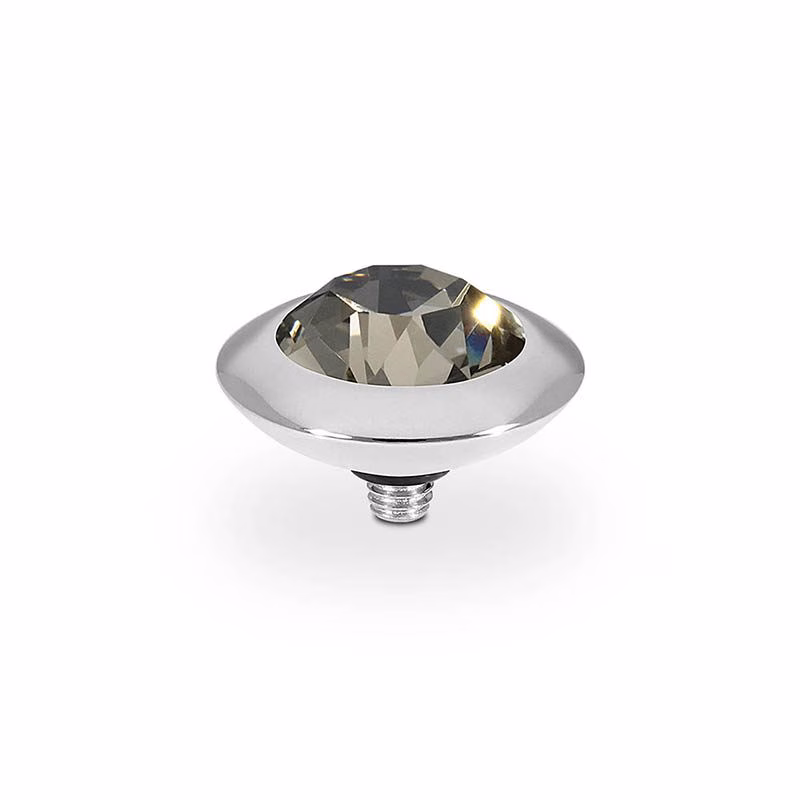 Tondo 13 mm silver greige