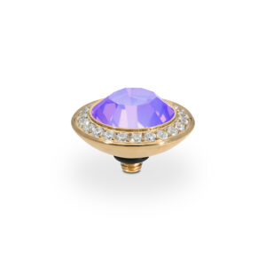 Tondo de luxe 13 mm gold bright violet