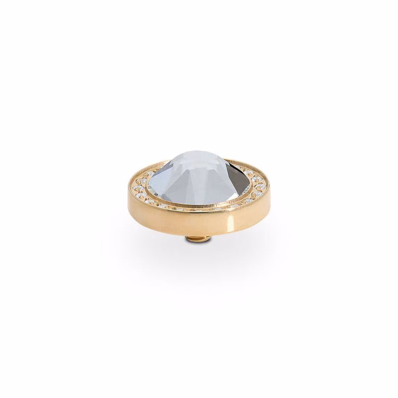Canino de luxe 10,5 mm gold , crystal