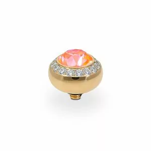 Tondo de luxe 10 mm gold orange glow delite