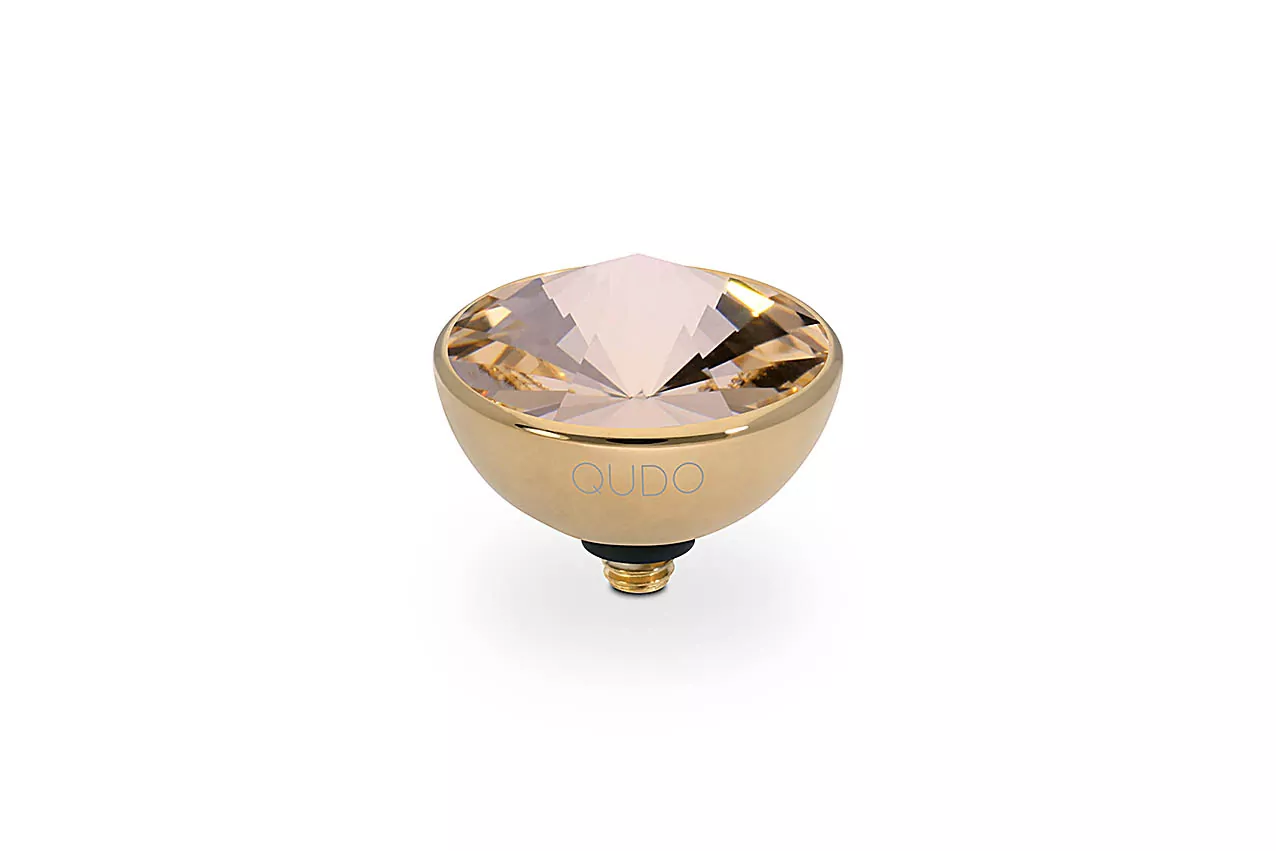 Bottone 13 mm gold silk