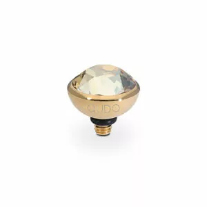 Bottone 10 mm gold golden shadow