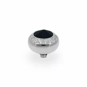 Tondo de luxe 10 mm jet hematite grey