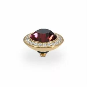 Tondo de luxe 13 mm gold burgundy