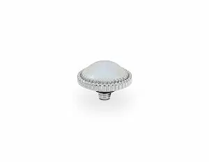 fabero flat silver 10 mm pearl